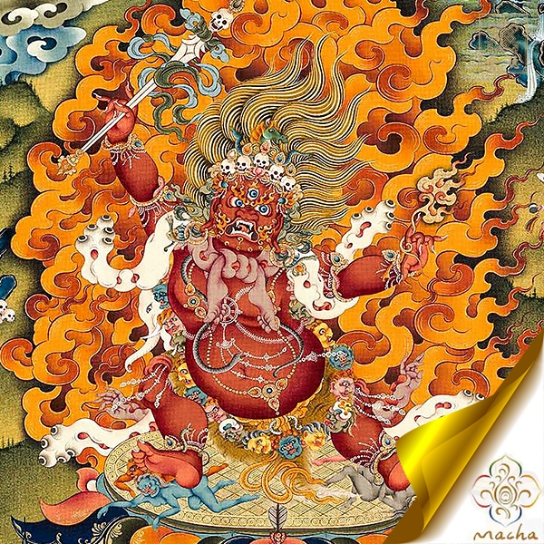 馬頭明王,瑪嘉,瑪嘉唐卡,圖登顛巴