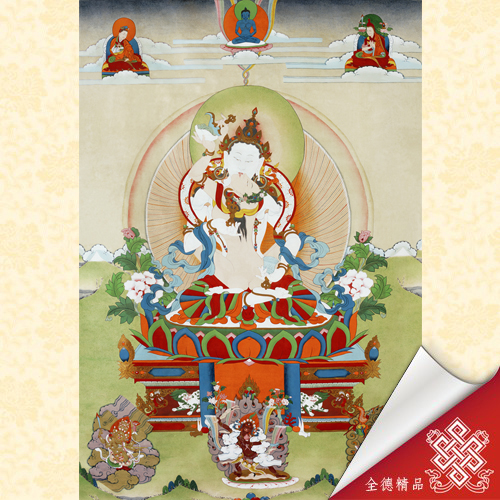 金剛薩埵雙身,06-097,唐卡,畫布
