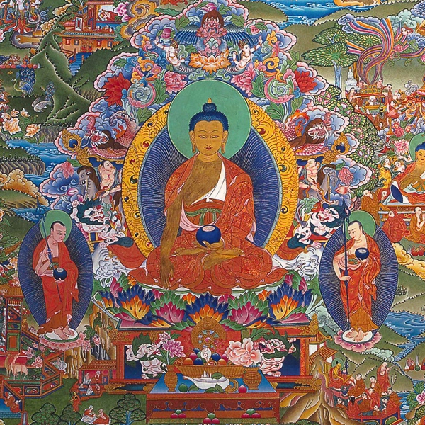 佛陀十二相成道圖-A4BU04