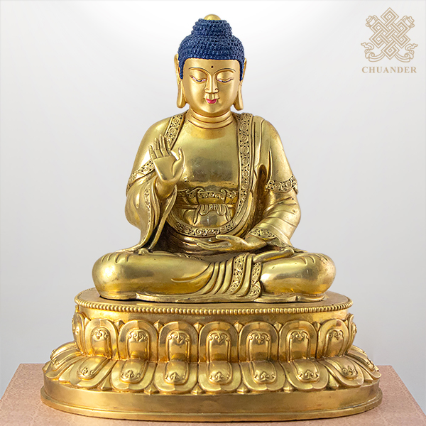 阿彌陀佛 阿彌陀佛-鎏金-1尺