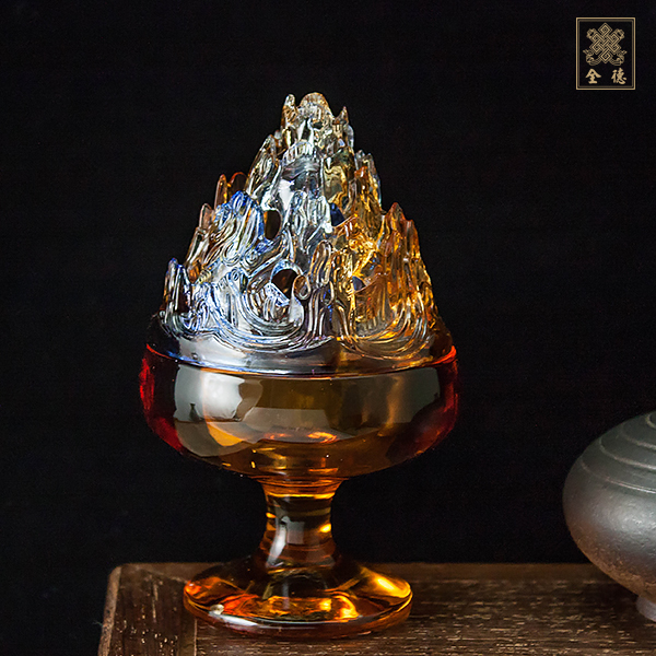 博山爐-琉璃-12cm 博山爐-琉璃-12cm