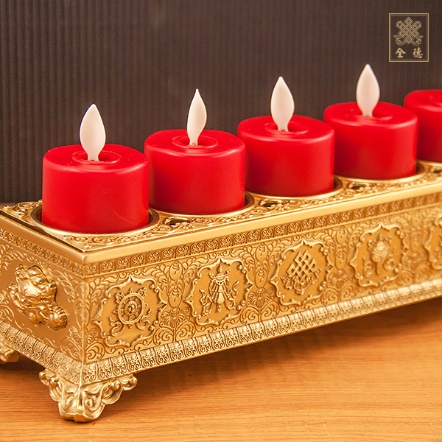 供燈臥爐-銅雕聖物總集-1尺（共二色）