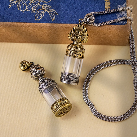 項鍊-嘎嗚+印章-黃白銅（共二款）