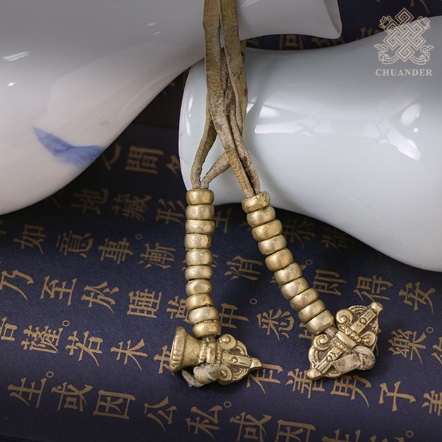 唸珠計數器-藏式銅-鈴杵