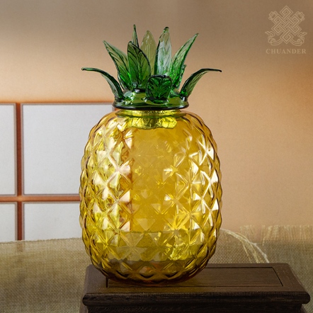 收納罐-黃鳳梨-耐熱玻璃（共三款）