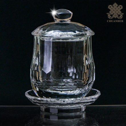 供水杯-特大-水晶-白色三層