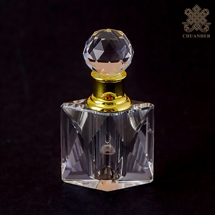 香水瓶-水晶菱形-圓頭切面-3ml