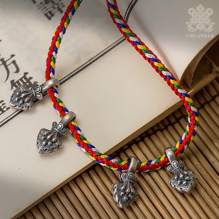 摩尼寶唸珠夾-純銀（做舊處理）