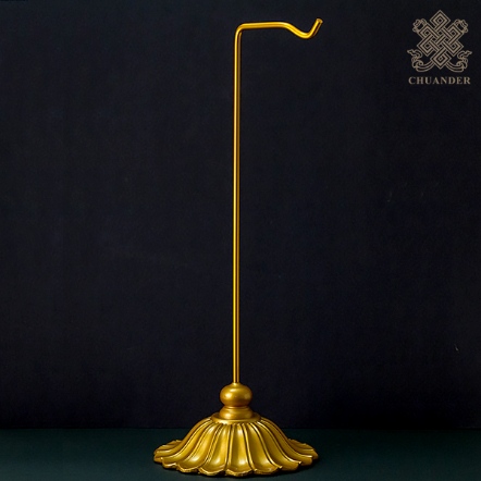 瓔珞架-金色花型底盤-一對（共三款）