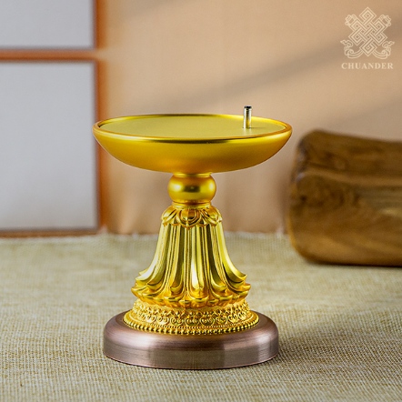 金色供燈燭台座