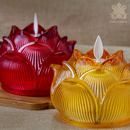 LED圓滿蓮花燈-電池款（共二色）