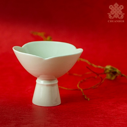 供水杯-蘭汐-草木灰釉-高腳杯