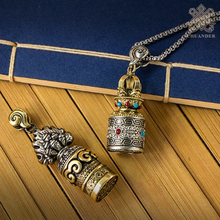 項鍊-黃白銅-項墜印章（共二款）