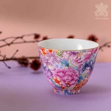 供水杯-墨骨萬花-鈴鐺杯