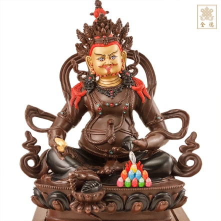 黃財神-銅-仿古雙色-7寸