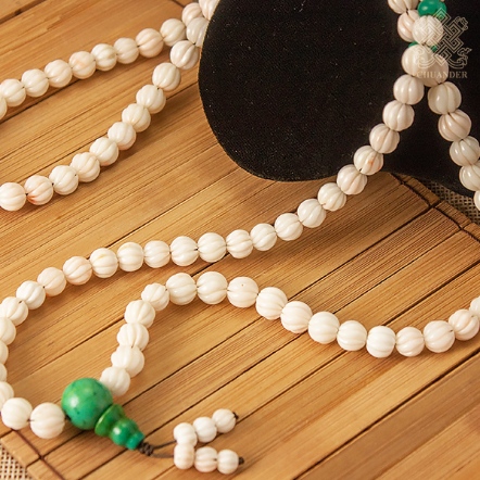 唸珠-白珊瑚刻花（共二款）