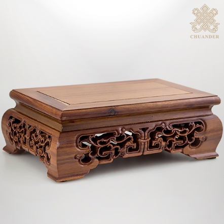 長形木座-纏枝紋-酸枝木（共三款）