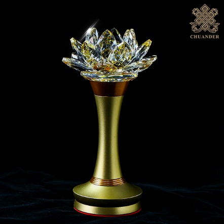 LED水晶燈-金蓮-三段三色（一對）（共四款）