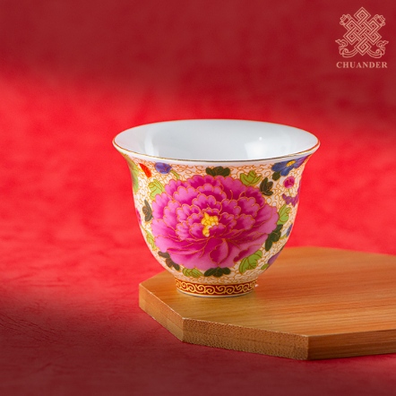 供水杯-牡丹萬花風鈴杯