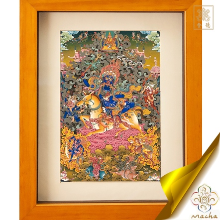 【瑪嘉唐卡】裱框-吉祥天母-藝術紙（共二款）