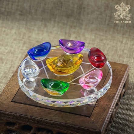 琉璃七彩元寶擺陣