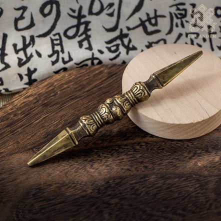獨鈷杵-銅-12.5cm